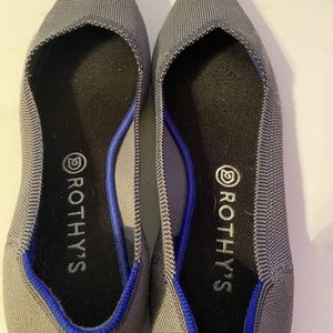 Rothy's Birdseye Grey Points, size 11.5